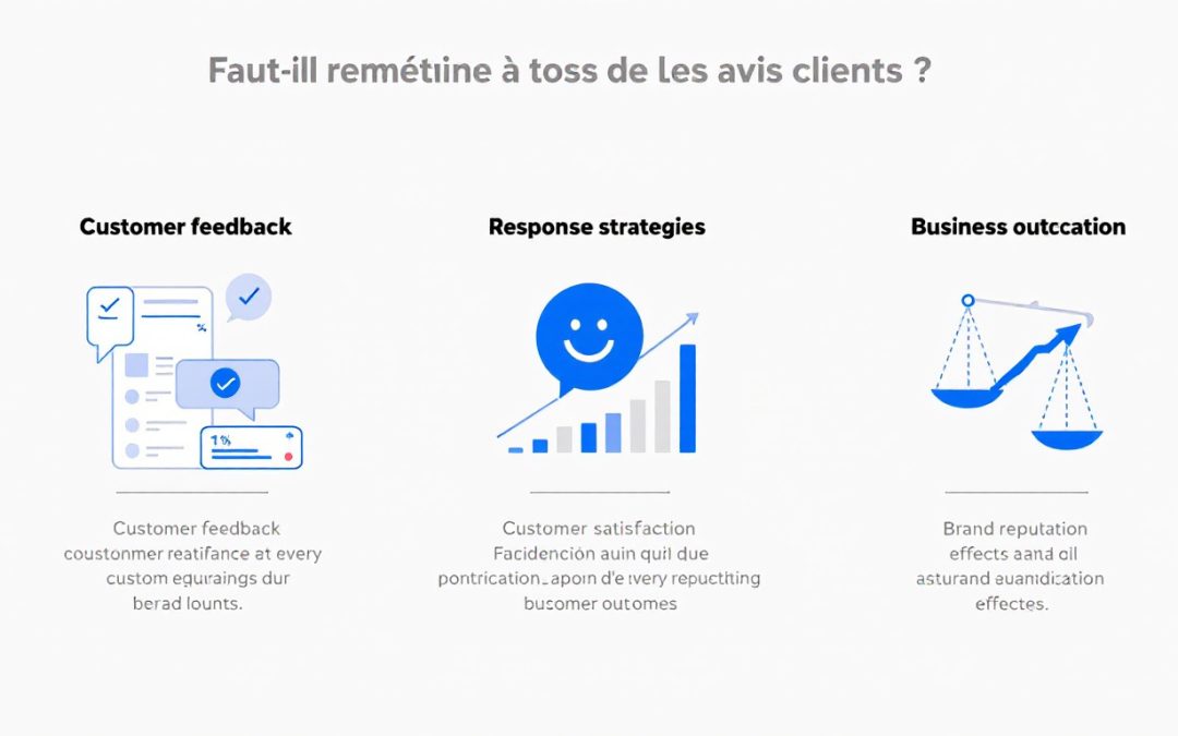 découvrez pourquoi il est important de répondre à tous les avis clients et comment cela peut influencer la réputation de votre entreprise.